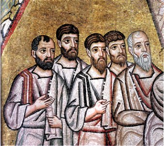 Hosios Loukas (narthex) - South wall (Doubting Thomas) 04 detail