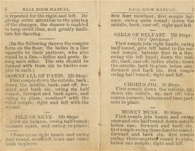Houghton 2004TW-299 - Ball Room Manual, page 4 and 5