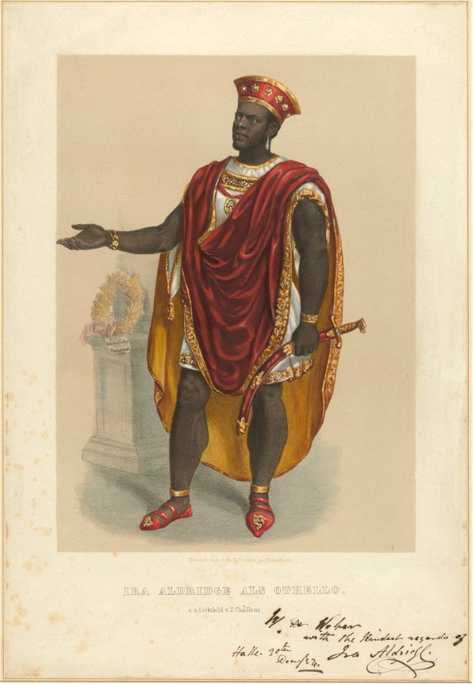 Houghton - TCS 43. Ira Aldridge as Othello