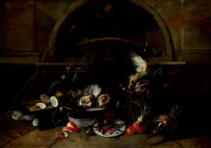 Still Life with Bottles and Oysters LACMA 47.10