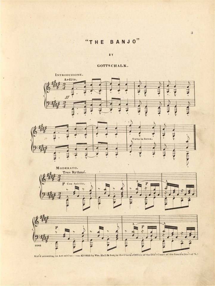 Houghton 62-2162 - Gottschalk, The Banjo, 3