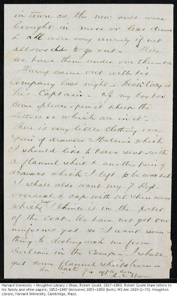 Houghton - Shaw - MS Am 1910 (38), p. 2
