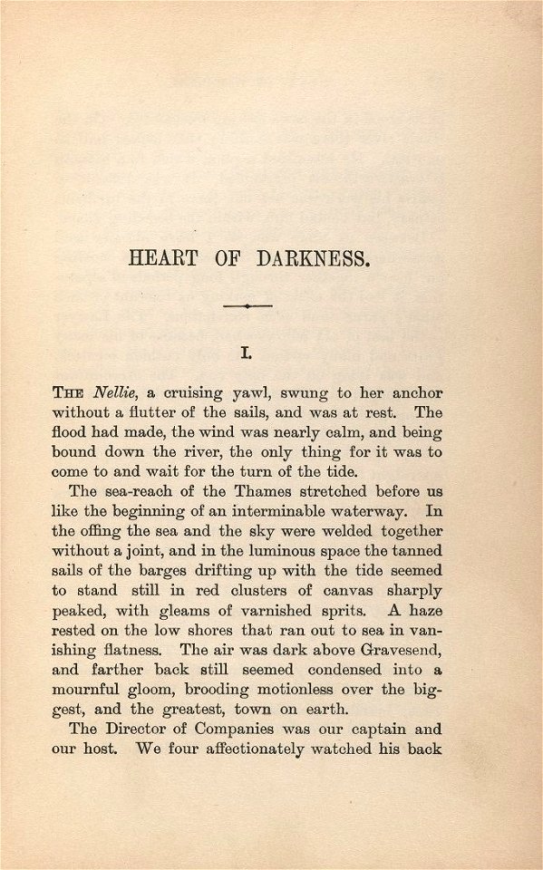 Houghton EC9 C7638 902y (A) - Conrad, Heart of Darkness 1