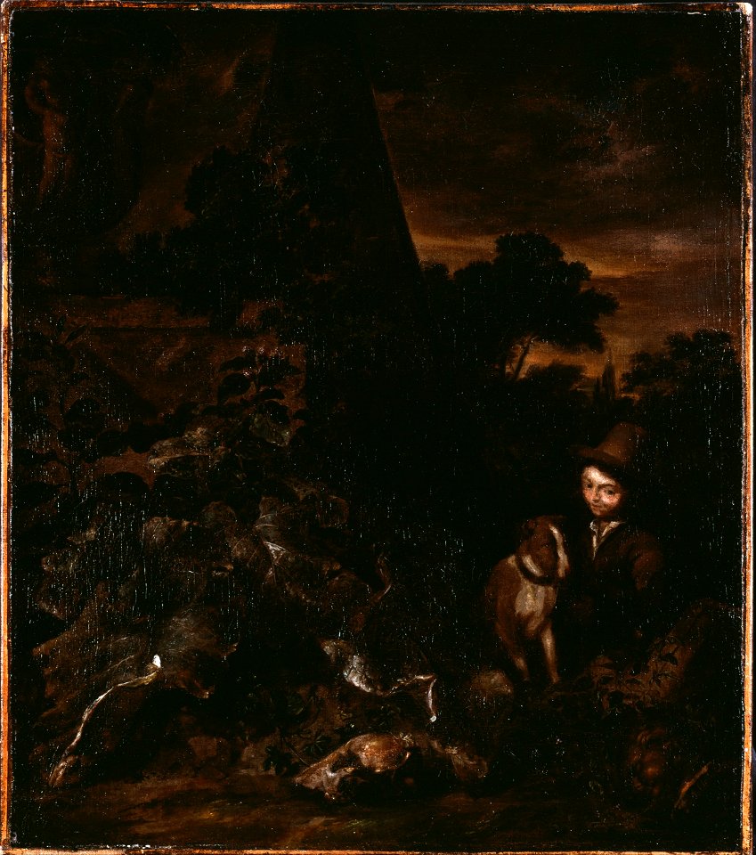 Houbraken, Arnold - Landscape with Sportsman - Google Art Project