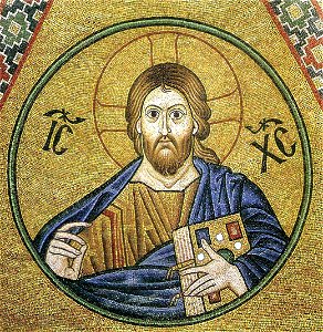 Hosios Loukas (nave, vault over north cross-arm) - Pantocrator 02