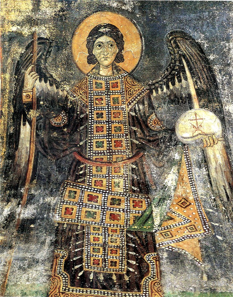 Hosios Loukas (north west chapel, arch) - archangel - Free Stock ...