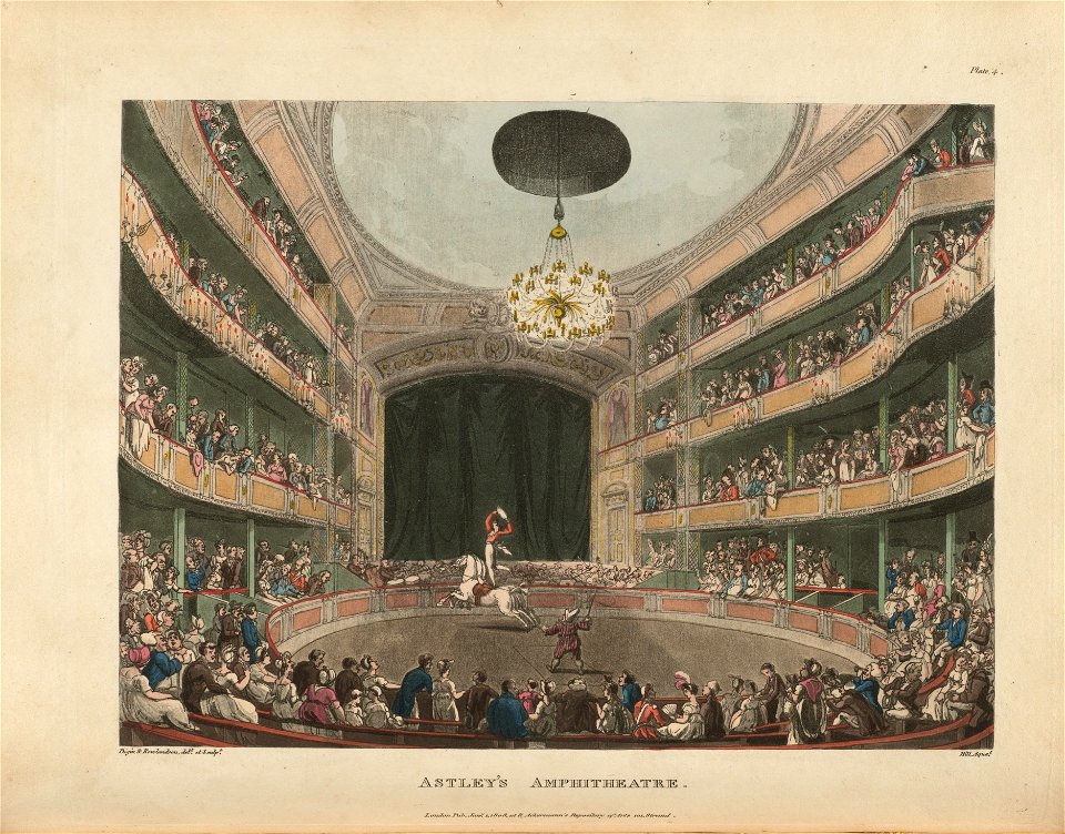 Houghton 57-1633 - Astley's Amphitheatre, 1808