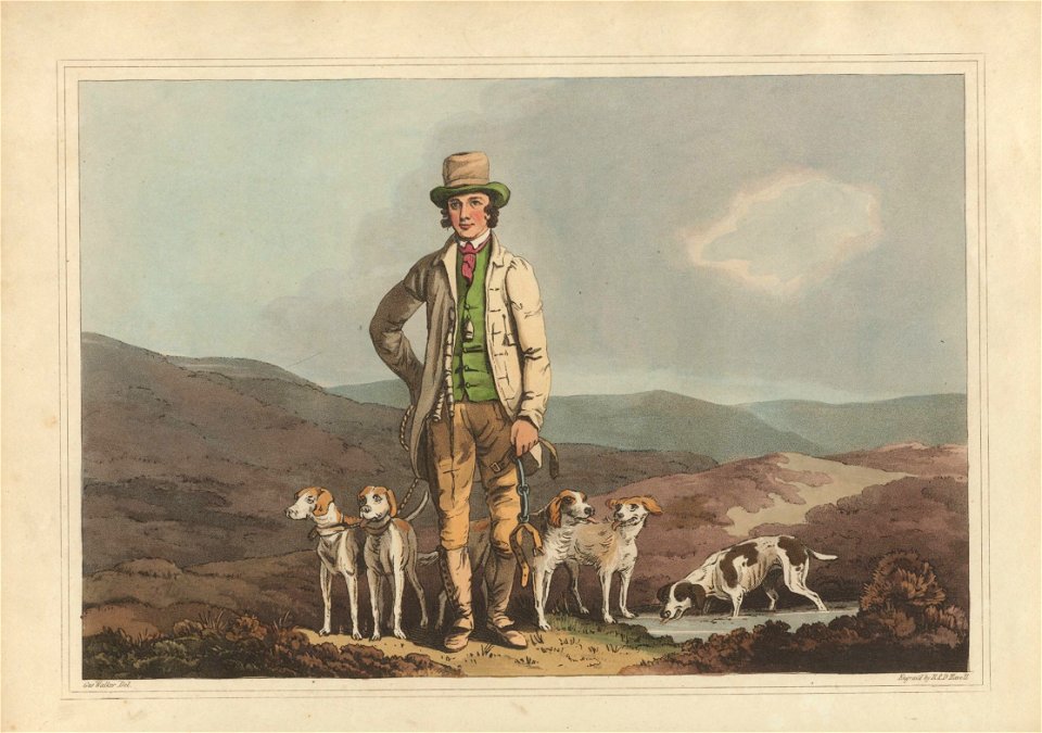 Houghton 59S-416 Walker, Costume of Yorkshire, plate IV