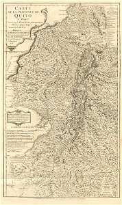 Houghton LSoc 1621.3.10 - La Condamine, Quito map