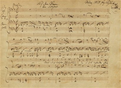 Houghton MS Mus 99.2 - Schubert, Auf dem Strom