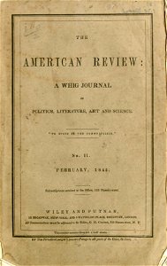 Houghton Lowell 705.7 - American Review, Feb 1845