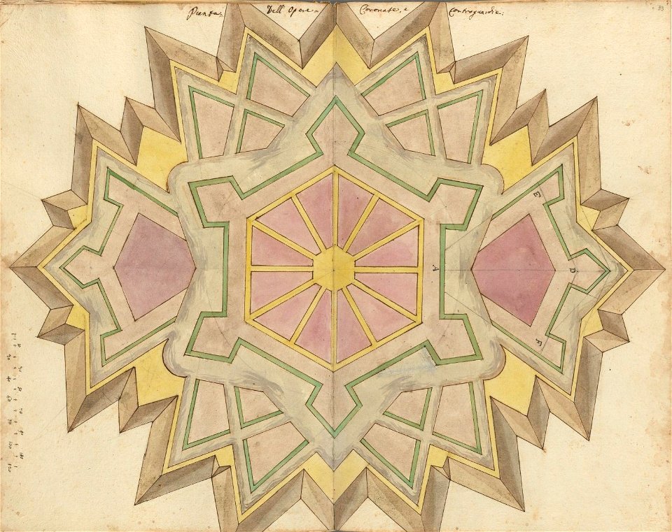 Houghton MS Typ 255 - Trattato della fortificazione, 64
