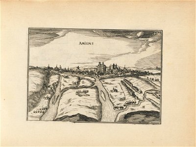 Houghton Fr 2040.20 - Blassin, map of Amiens