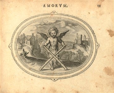 Houghton STC 24627a.8 - Amorum emblemata, figuris Aeneis incisa - pg 135