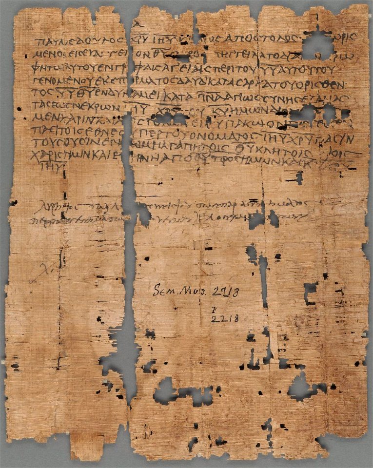Houghton MS Gr SM2218