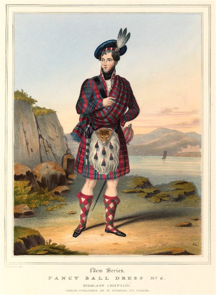 Houghton HEW 14.7.10 - Fany ball dress, Highland Chieftain