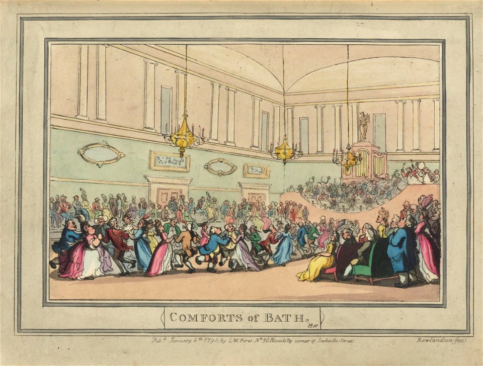 Houghton HEW 9.8.1 - Rowlandson, Comforts of Bath, pl. 10
