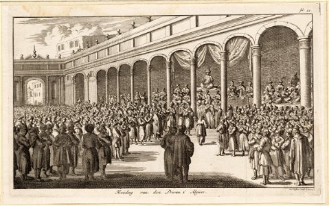 Houding van den Divan t´Algiers, objectnr A 41726