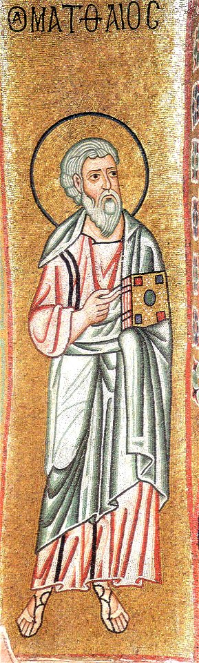 Hosios Loukas (narthex) - East wall, 1st arch (S.Matthew) 02
