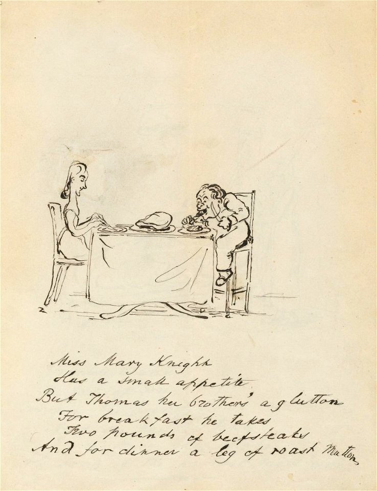 Houghton MS Eng 951.9 - Simple Melodies, p 13