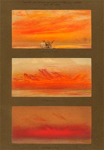 Houghton 71-1250 - Krakatoa, twilight and afterglow