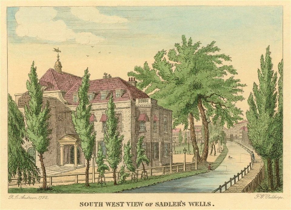 Houghton HEW 2.7.4 - South west view of Sadler's Wells