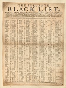 Houghton EB65.A100.B675b v.5 - black list, 1706