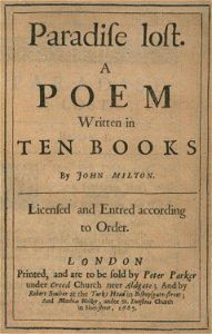 Houghton EC65.M6427P.1667aa - Paradise Lost, 1667
