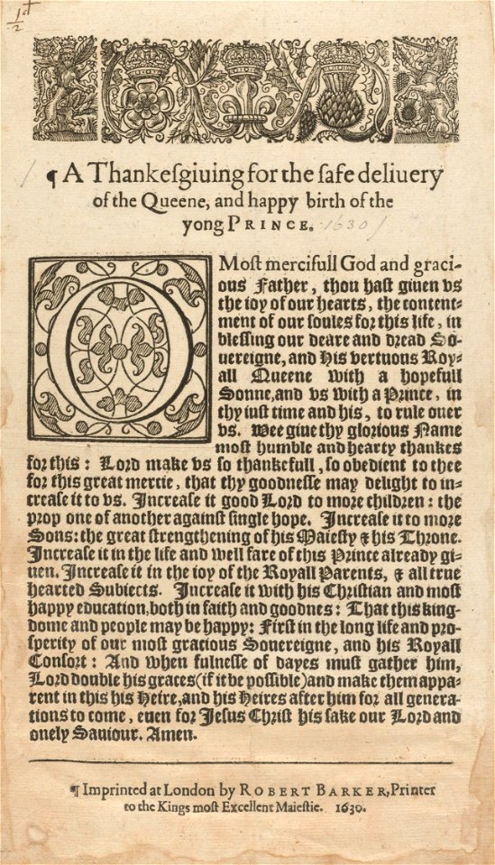 Houghton EB65 A100 B675b v.1 - Laud, 1630