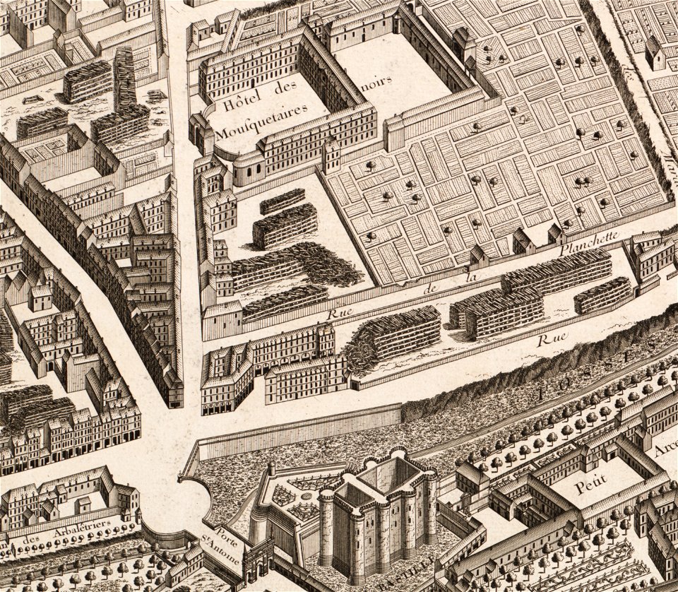 Hotel des mousquetaires turgot1739
