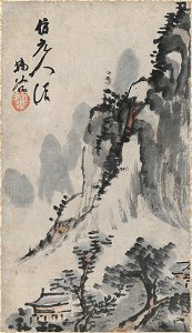 Hosokawa Rinkoku - Landscape - 1985.710 - Arthur M. Sackler Museum