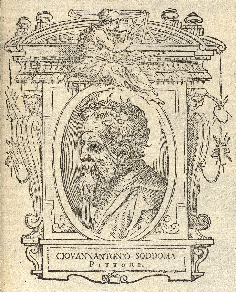 Houghton Typ 525 68.864 - Vasari, Le vite - Giovannantonio Soddoma