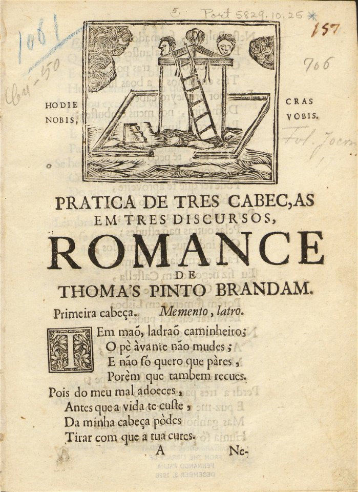 Houghton Port 5829.10.25 - Brandão, 1729, title