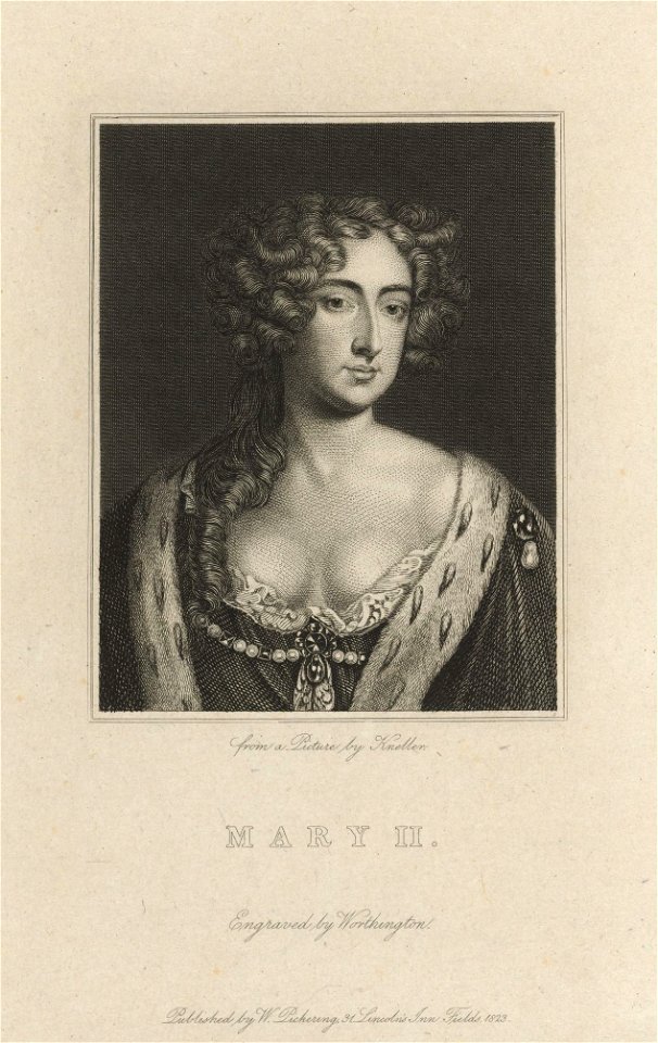 Houghton MS Hyde 76 (1.5.333.1) - Mary II of England