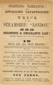 Houghton Geog 4677.82 - Wreck of the Steamship London