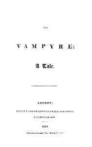 Houghton EC8.P7598.819va (A) - Vampyre, 1819