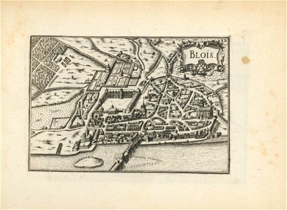 Houghton Fr 2040.20 - Blassin, map of Blois
