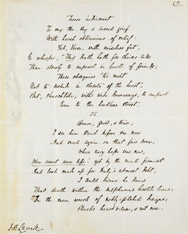 Houghton - Shaw - MS Am 1910 (13) p. 2