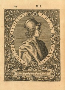 Houghton Typ 520.97.225 - Icones quinquaginta virorum illustrium - Poggio Bracciolini