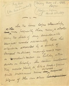 Houghton MS Am 188 (363) - Billy Budd manuscript 1