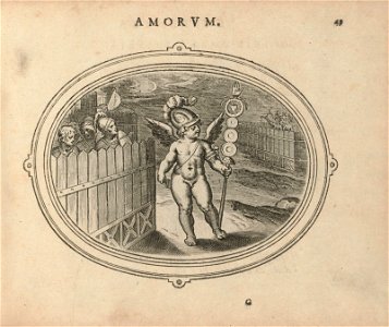 Houghton STC 24627a.8 - Amorum emblemata, figuris Aeneis incisa - pg 49