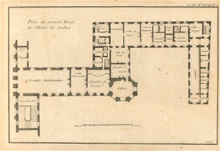 Houghton Typ 715.52.219 - Architecture françoise, vol. II, plate xviii