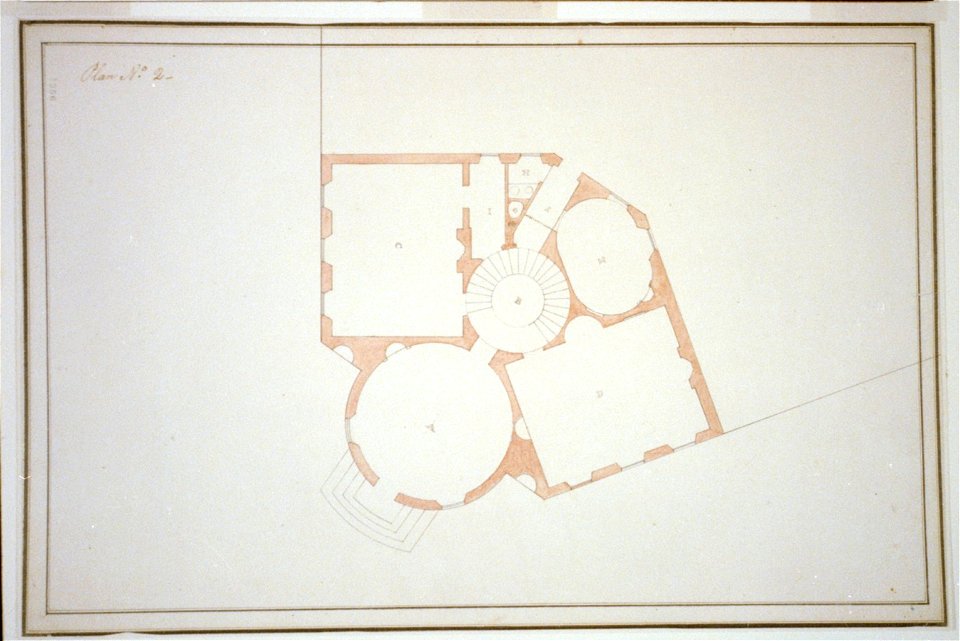 House (Octagon-Tayloe House), 1799 New York Avenue, N.W., Washington, D.C. Floor plan LCCN2002712362