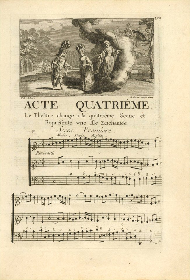Houghton M1500.L95 T5 1711 (B) - Lully, Thesée, quatrieme