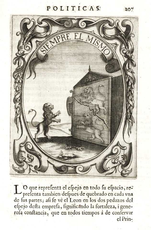 Houghton Typ 620.40.763 (B) - Saavedra Fajardo, Idea, 1640