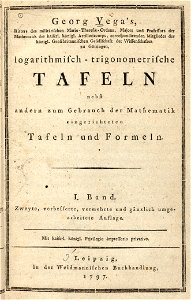 Houghton Math 837.97 - Logarithmisch-trigonometrische, title