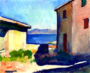 House at Saint-Tropez Albert Marquet (1905)