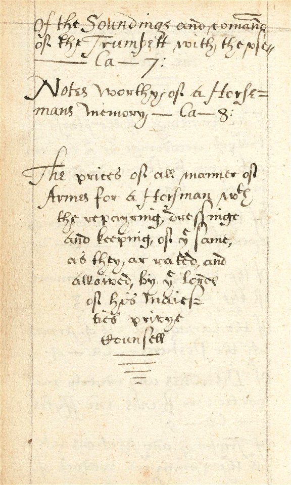 Houghton MS Eng 717 - Markham, contents 2
