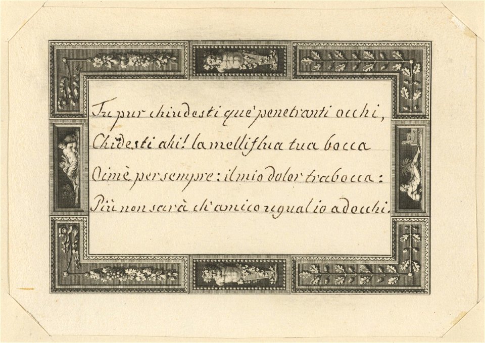Houghton TypTS 825.18.225 - Bodoni, Tu pur chiedesti