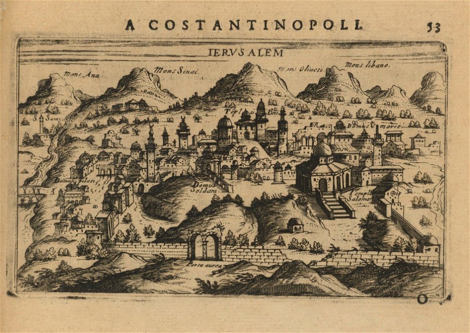 Houghton Asia 9215.98 - Rosaccio, Ierusalem